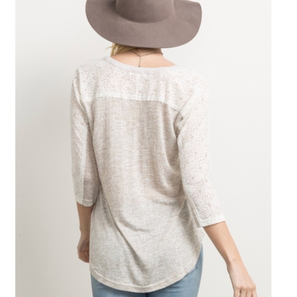 Mystree Dolman Sleeve Contrast Collared Top